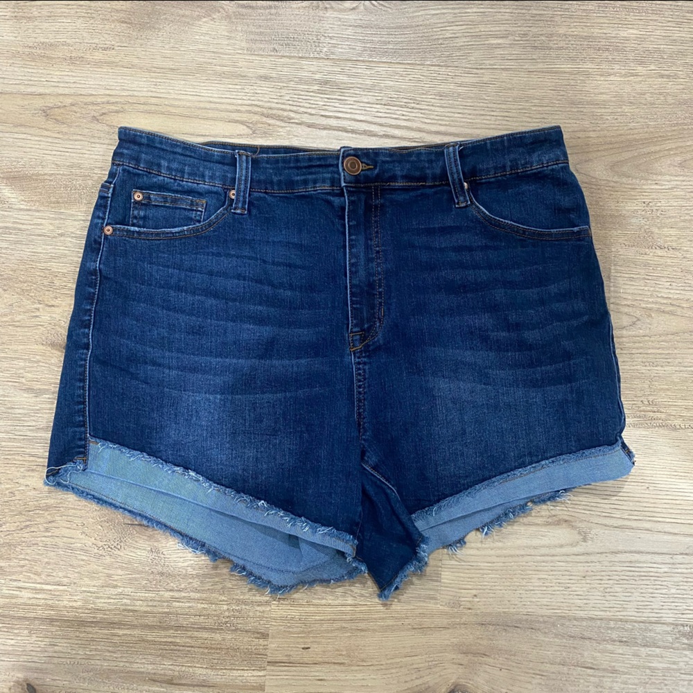 ARULA Dark Blue Jean Shorts